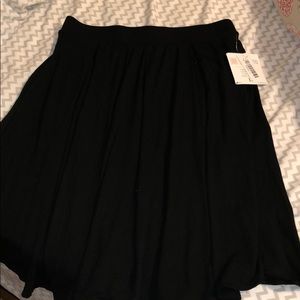 NWT Rare Lularoe Black Madison Skirt